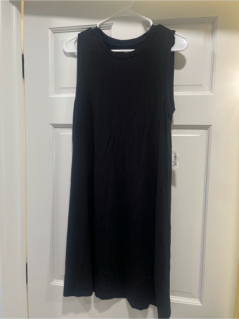 Women's Jersey Relaxed-Fit Muscle-Sleeve Swing Dress